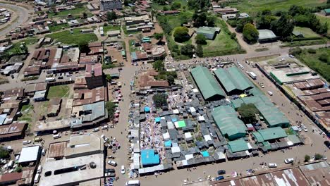 City-Scape-drone-View,-áfrica-Kenia-Marzo-2021