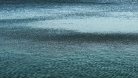 Waves-rippling-on-coastal-water,-blue-windy-sea-surface,-water-motion-background