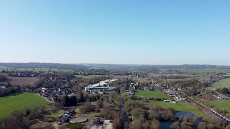 Luftaufnahme-über-Stour-Walk-Chatham-Kent-Landschaft-Ländliche-Landschaft-Von-Oben