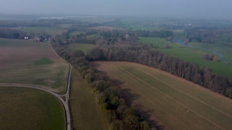 Drone-shot-of-Bishopsbourne-railway-England-UK