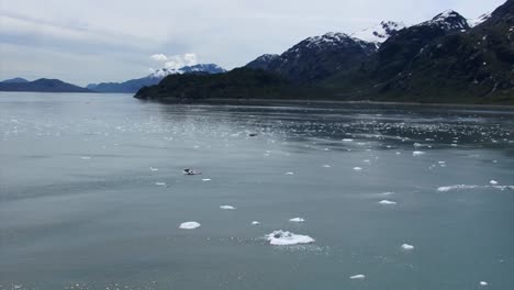 Beautiful-landscape-in-Glacier-Bay-National-Park,-Alaska