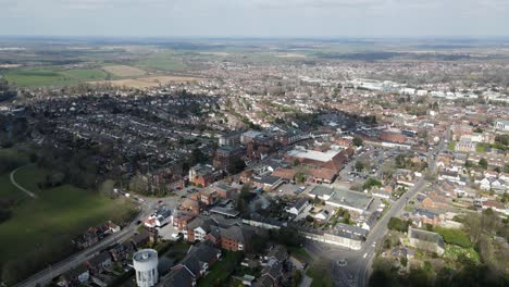 Billericay--Essex-UK-town-centre--Aerial-high-POV
