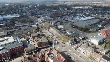 Brentwood-Town-centre--high-street-Aerial-footage-4k