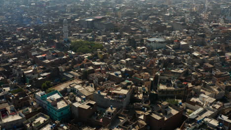 Bird's-Eye-View-Of-A-Large-City-With-Thick-Set-Of-Buildings-At-Rawalpindi-In-Punjab-Province-Of-Pakistan