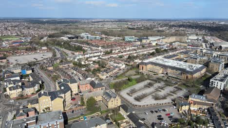 Chelmsford-Essex-flats-and-houses-UK-Aerial-footage
