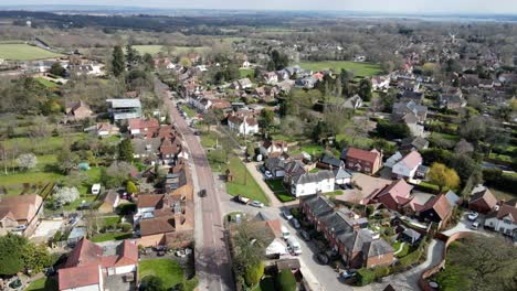 Dorf-Stock-Essex-UK-Luftaufnahmen-4k