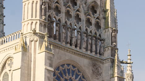 Catedral-De-Burgos,-Patrimonio-Mundial-De-La-Unesco,-Burgos,-España,-Acercar