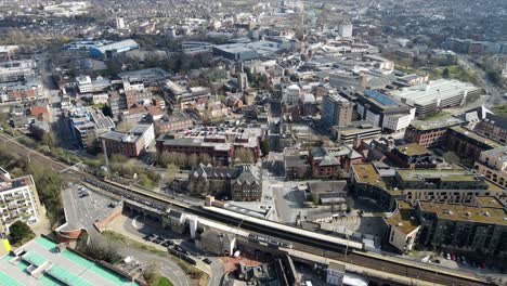 Chelmsford-Essex-Stadtzentrum-Uk-Luftaufnahmen