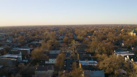 Birds-Eye-View-of-Chicago's-South-Side-Community-in-Spring