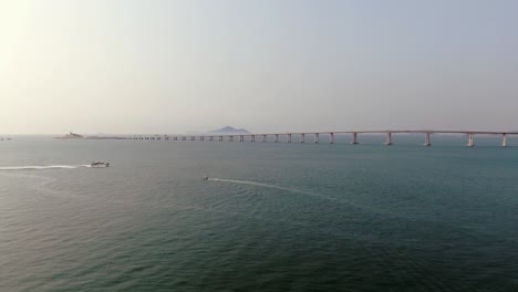 Hongkong-Zhuhai-Macao-Brücke,-Die-Längste-Seeüberquerung-Der-Welt