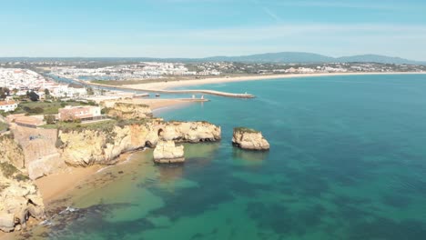 Desembocadura-De-Ribeira-De-Bensafrim,-Lagos,-Algarve