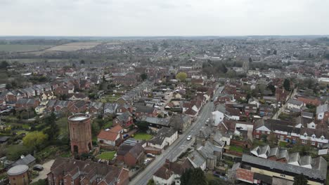 Halstead-Essex-UK-Water-tower-house-Aerial-footage-4K