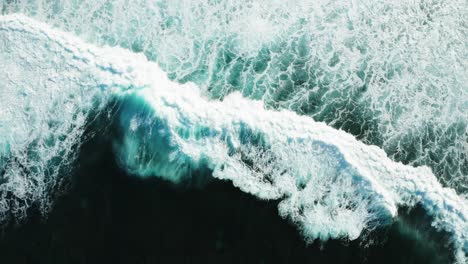 Aerial-top-down-view-of-breaking-waves