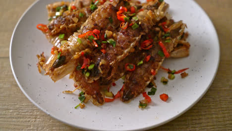 Stir-fried-Mantis-Shrimp-or-Crayfish-with-Chilli-and-Salt---Seafood-style