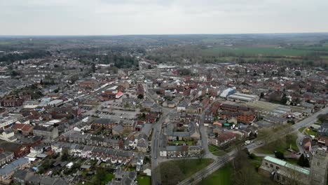 Sudbury-Suffolk-UK-Aerial-footage-push-in-4K