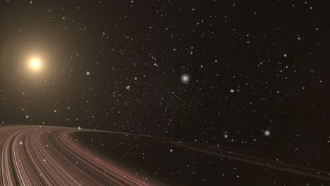 Saturnringoberfläche-Des-Universums,-Des-Sonnensystems
