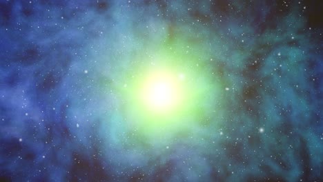 Nube-Nebulosa-Con-Un-Centro-Brillante-De-Luz-En-El-Universo