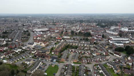 Braintree-Essex-UK-Housing-roads-Aerial-footage-4K
