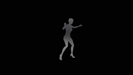 Un-Baile-Juvenil-Moderno-Realizado-Por-Una-Silueta-Femenina-Elegante-Y-Sexy,-En-El-Contexto-Del-Humo