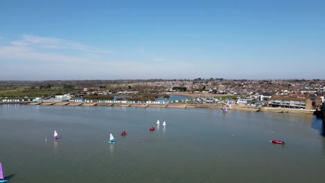 Brightlingsea-Essex-Aerial-footage-sailing-boats--4K