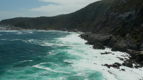 Turquoise-Blue-Water-At-The-South-African-Coast-In-Tsitsikamma-Marine-Protected-Area