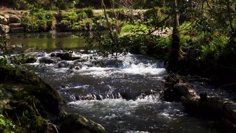Fresh-water-flowing-down-the-river-teign-in-Dartmoor-national-park