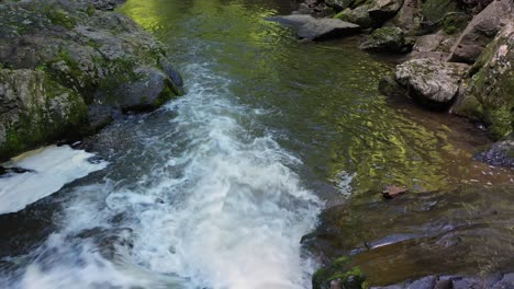 Creek-with-small-water-falls-in-the-Smoky-Mountains