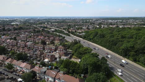 A406-north-circular-road-waltham-forest-East-London-Aerial-footage