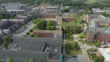 Aerial-Establishing-Shot-of-Unknown-College-Campus