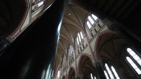 Rib-Vault-Ceiling-At-The-Church-Nave-Of-Gouwekerk-In-The-Dutch-City-Of-Gouda
