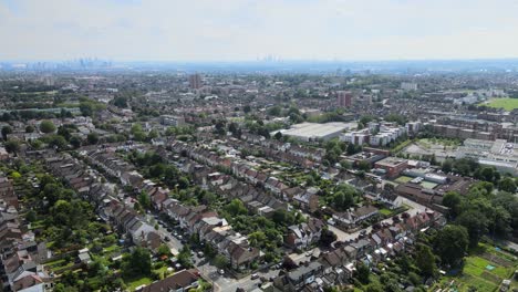 Walthamstow-Ost-London-Borough-Uk-Luftaufnahmen-Pov