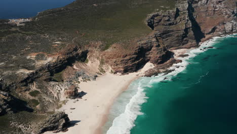 Parque-Nacional-De-Cape-Point-Y-Playa-Dias-En-Cabo-De-Buena-Esperanza,-Sudáfrica