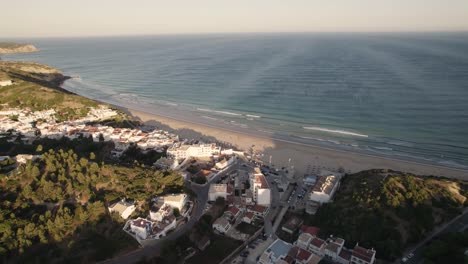 Salema-coastal-village,-Algarve