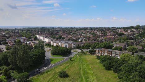 Chingford-Hatch-East-London-Waltham-Forest-rising-drone-footage-4K