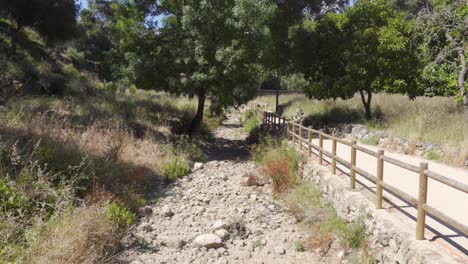 A-Dry-Riverbed-During-a-Summer-Drought-in-Portugal