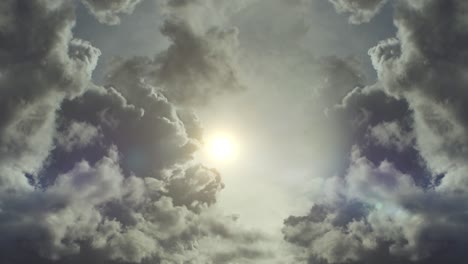 Die-Sonne-Scheint-Hinter-Den-Wolken