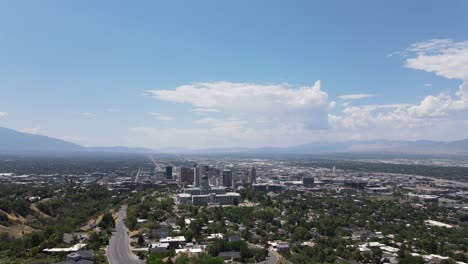 Antena-De-Salt-Lake-City-Con-El-Capitolio-Del-Estado-De-Utah