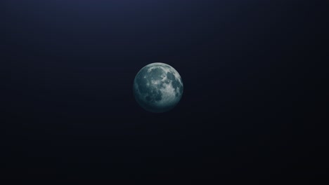Luna-De-4k-En-El-Espacio-Oscuro,-Gran-Universo
