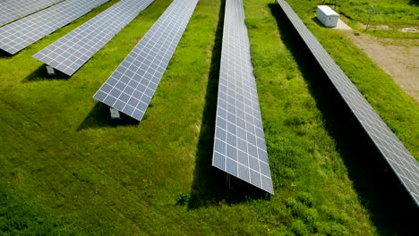 Top-down-aerial-Solar-farm