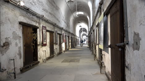 Prison-cell-block-at-Eastern-State-Penitentiary-from-right-side-of-aisle