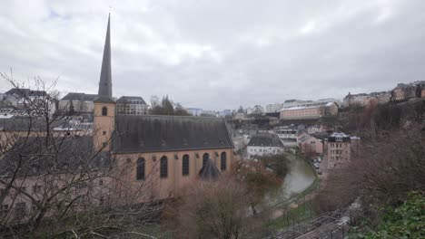 Church-of-Saint-John-in-The-Grund-district,-Luxembourg-City