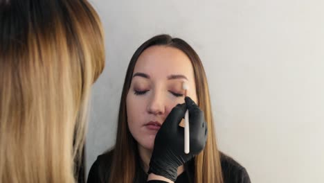 Makeup-artist-applies-makeup-to-the-client
