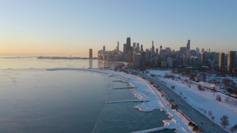 Chicago-Desde-Arriba-En-Invierno
