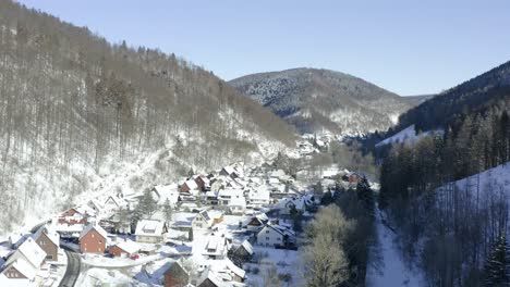 Luftaufnahmen-Vom-Harz-Nach-Einem-Heftigen-Schneesturm-Im-Winter-2021
