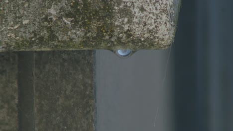 Water-is-dripping-on-stone-edge