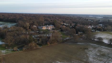 Essex-Countryside-in-winter-on-edge-of-Epping-forest-Aerial