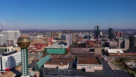 Downtown-Knoxville-Tennessee-in-a-winter-sunny-day