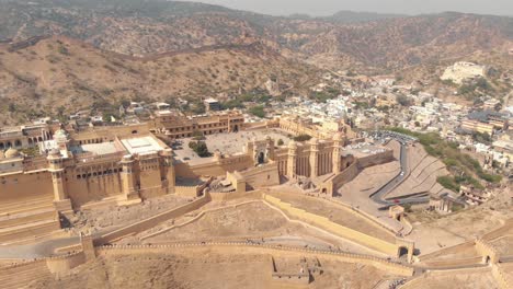 Amber-Fort-Und-Palast-In-Jaipur,-Weltkulturerbe