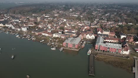 Wivenhoe--Essex-Old-Quay-drone-4K-footage