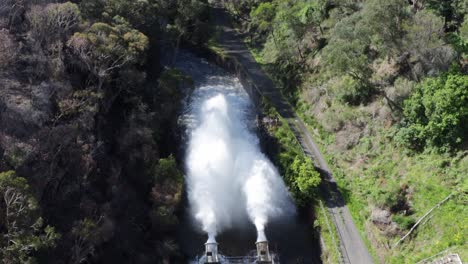 View-from-the-top-of-Cataract-Dam-where-water-turbines-are-releasing-a-lot-of-water